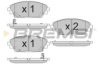 BREMSI BP3556 Brake Pad Set, disc brake